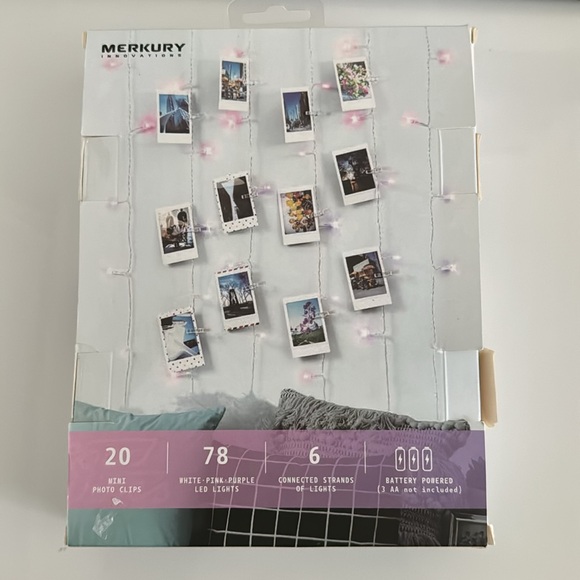 Curtain Lights, Cascading LED String Lights - Picture 3 of 5